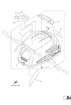 Diagram for TOP COWLING