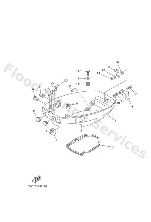 Diagram for BOTTOM COWLING