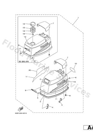 Diagram for TOP COWLING
