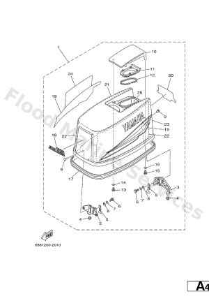 Diagram for TOP COWLING
