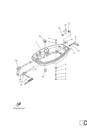 Diagram for BOTTOM COWLING