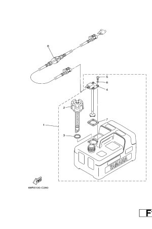 Diagram for FUEL TANK 1