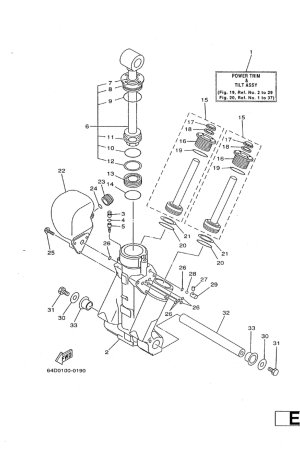 Diagram for POWER TRIM & TILT ASSY 1