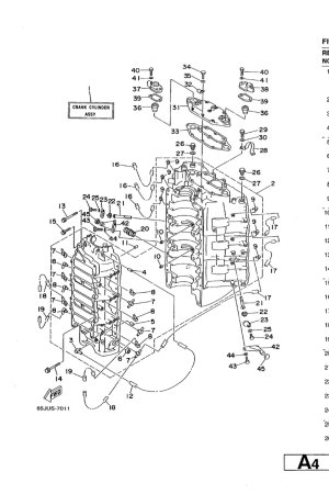 Diagram for CYLINDER. CRANKCASE