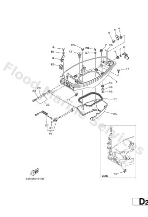 Diagram for BOTTOM COWLING