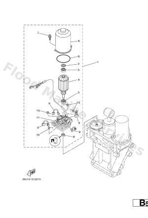 Diagram for POWER TRIM & TILT ASSY 2