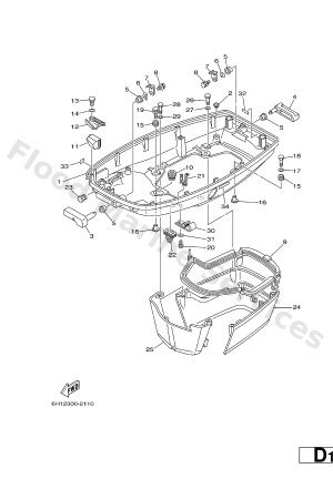 Diagram for BOTTOM COWLING