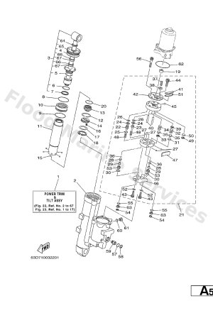 Diagram for POWER TRIM & TILT ASSY 1