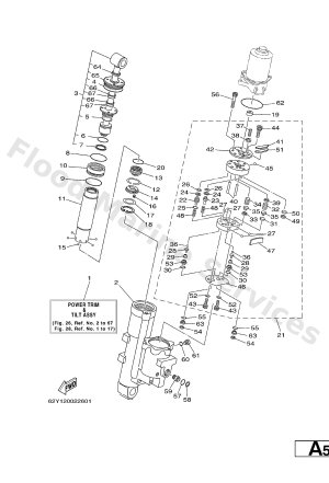 Diagram for POWER TRIM & TILT ASSY 1