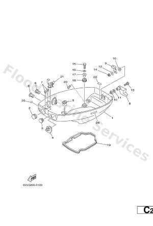 Diagram for BOTTOM COWLING