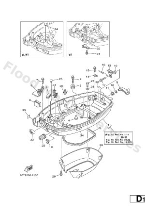Diagram for BOTTOM COWLING