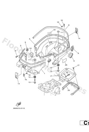 Diagram for BOTTOM COWLING