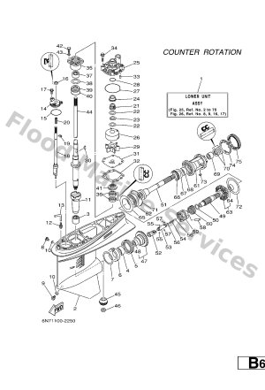 Diagram for LOWER CASING. DRIVE 3