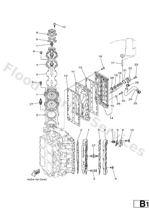 Diagram for CYLINDER & CRANKCASE 2