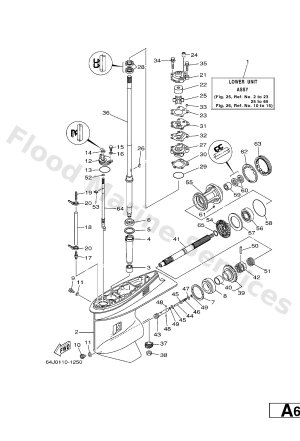 Diagram for LOWER CASING & DRIVE 3