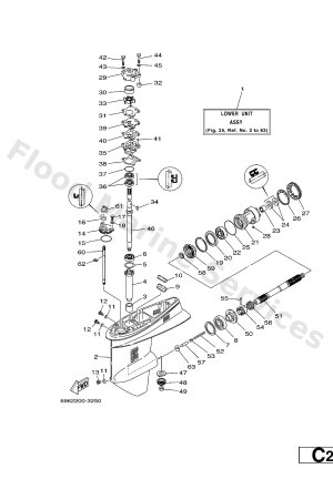 Diagram for LOWER CASING & DRIVE 2