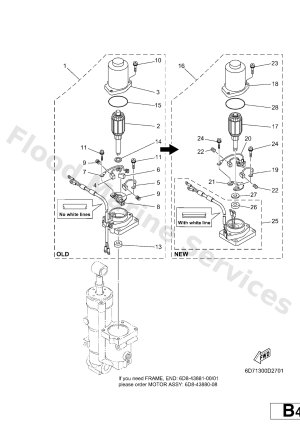 Diagram for POWER TRIM & TILT ASSY 2