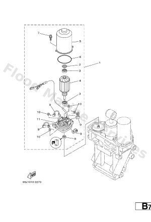 Diagram for POWER TRIM & TILT ASSY 2