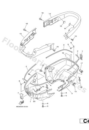 Diagram for BOTTOM COWLING