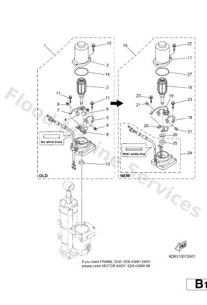 Diagram for POWER TRIM & TILT ASSY 2