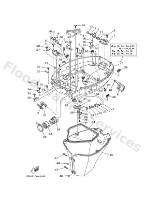 Diagram for BOTTOM COWLING