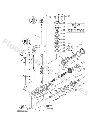 Diagram for LOWER CASING & DRIVE 1