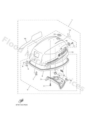 Diagram for TOP COWLING