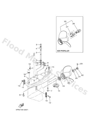 Diagram for LOWER CASING & DRIVE 2