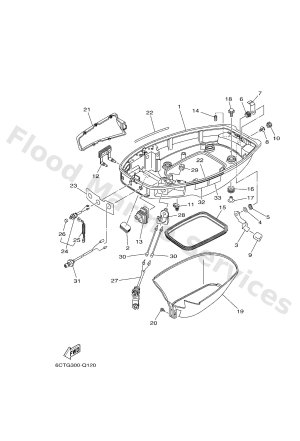 Diagram for BOTTOM COWLING