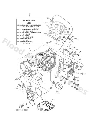 Diagram for CYLINDER & CRANKCASE 1