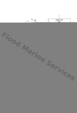 Diagram for LOWER CASING & DRIVE 1