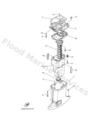 Diagram for UPPER CASING