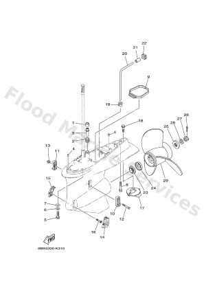 Diagram for LOWER CASING & DRIVE 2